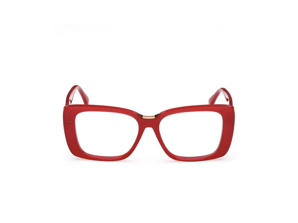 Occhiali da vista MaxMara MM5208 (066) colore rosso chiaro lucido forma farfalla 