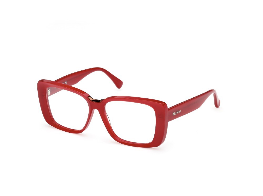 Occhiali da vista MaxMara MM5208 (066) colore rosso chiaro lucido forma farfalla 