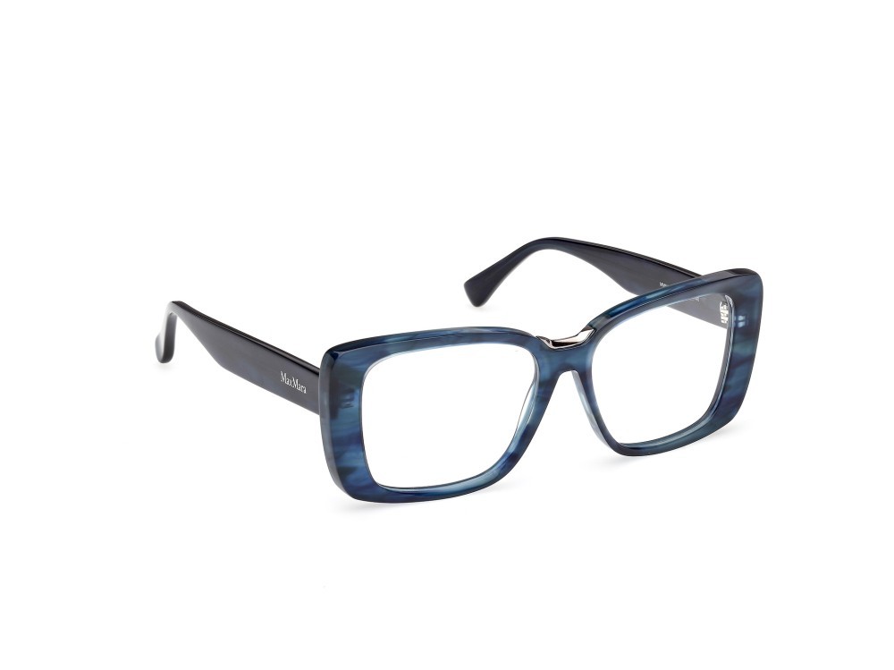 Brillen MaxMara MM5208 (092) farbe blu/corno form schmetterling 