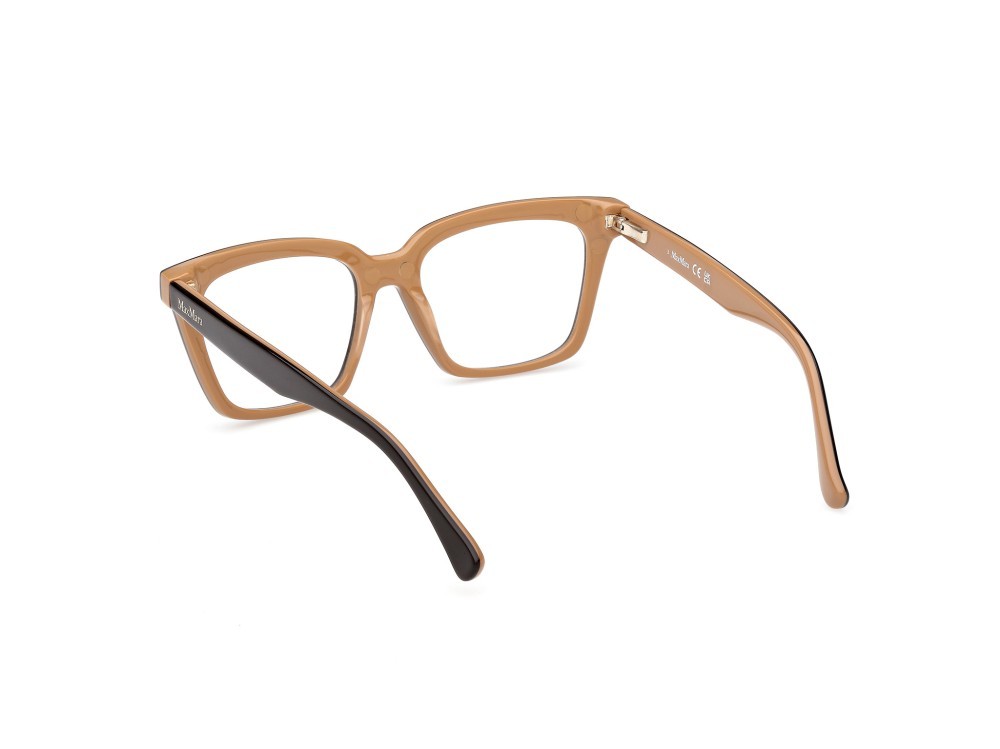 Occhiali da vista MaxMara MM5213 (050) + clip-on colore marrone chiaro/monocolore forma cat eye 