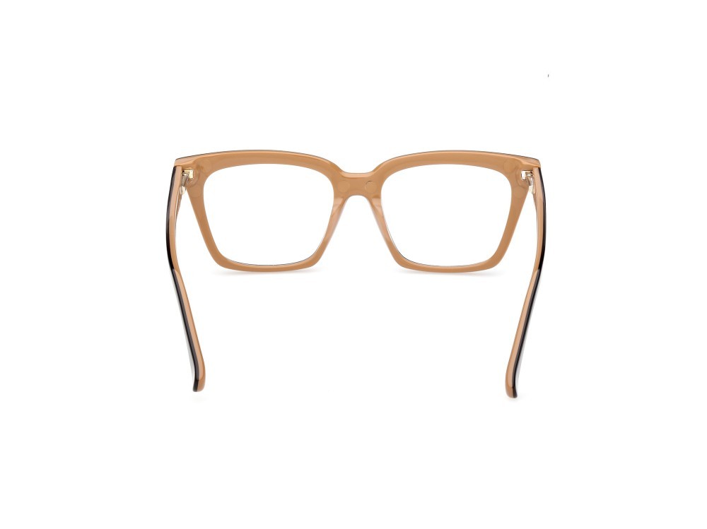 Occhiali da vista MaxMara MM5213 (050) + clip-on colore marrone chiaro/monocolore forma cat eye 