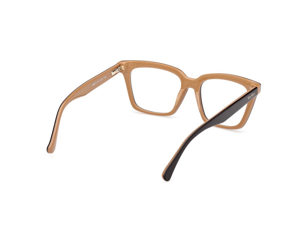 Occhiali da vista MaxMara MM5213 (050) + clip-on colore marrone chiaro/monocolore forma cat eye 