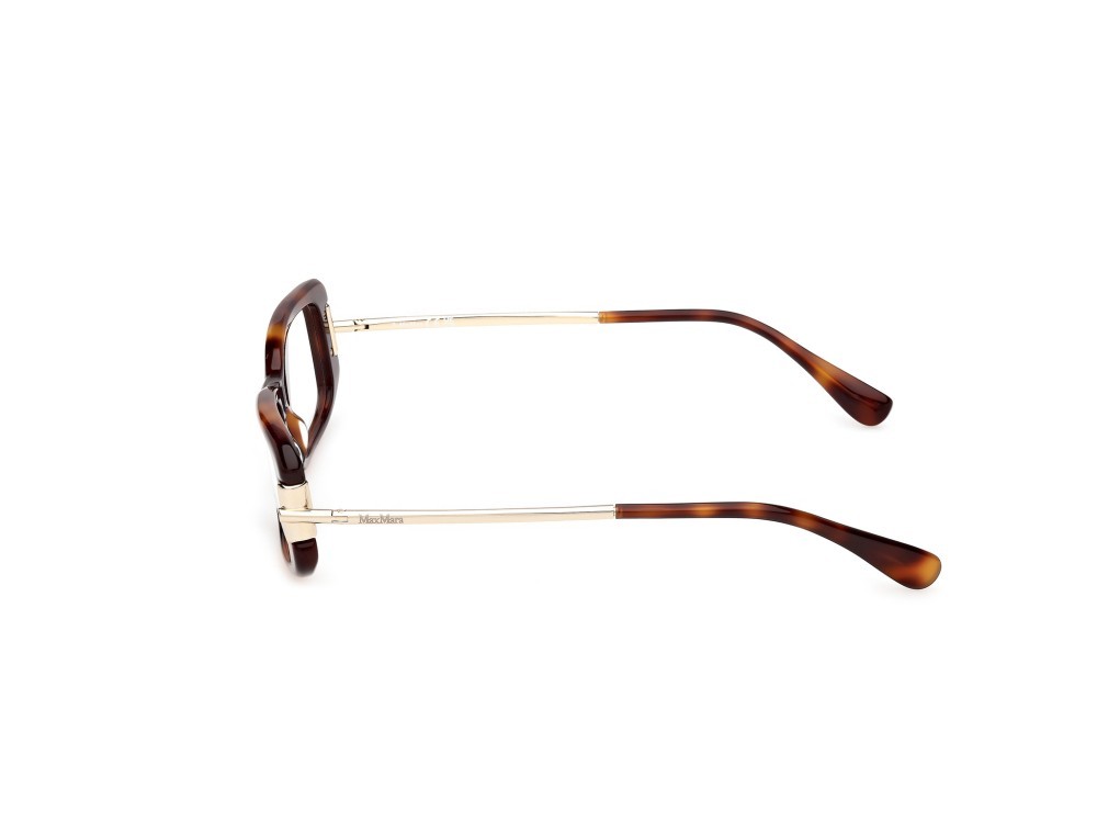 Occhiali da vista MaxMara MM5224 (052) colore avana scura / oro pallido lucido forma rettangolare 