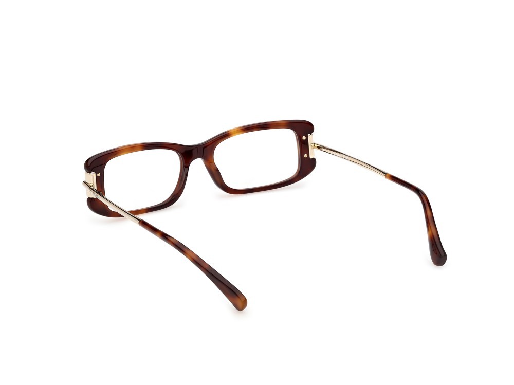 Occhiali da vista MaxMara MM5224 (052) colore avana scura / oro pallido lucido forma rettangolare 