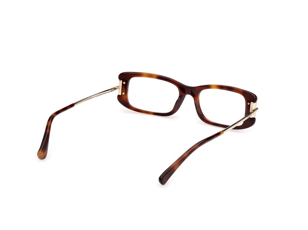 Occhiali da vista MaxMara MM5224 (052) colore avana scura / oro pallido lucido forma rettangolare 