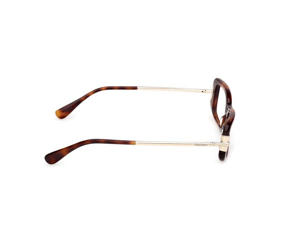 Occhiali da vista MaxMara MM5224 (052) colore avana scura / oro pallido lucido forma rettangolare 