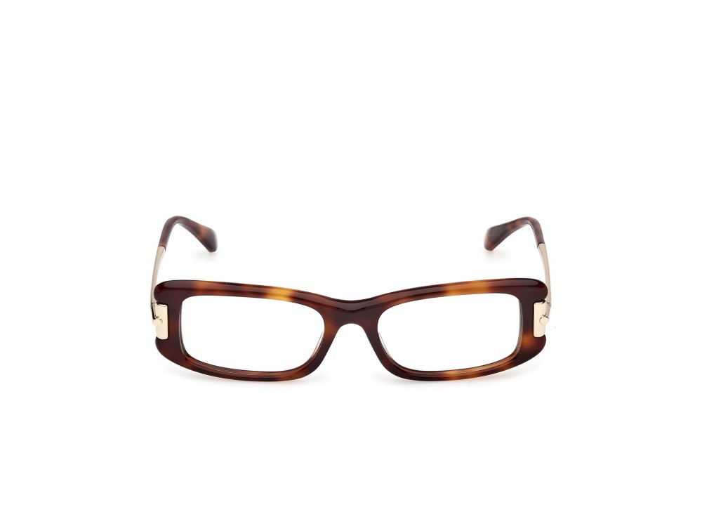 Occhiali da vista MaxMara MM5224 (052) colore avana scura / oro pallido lucido forma rettangolare 