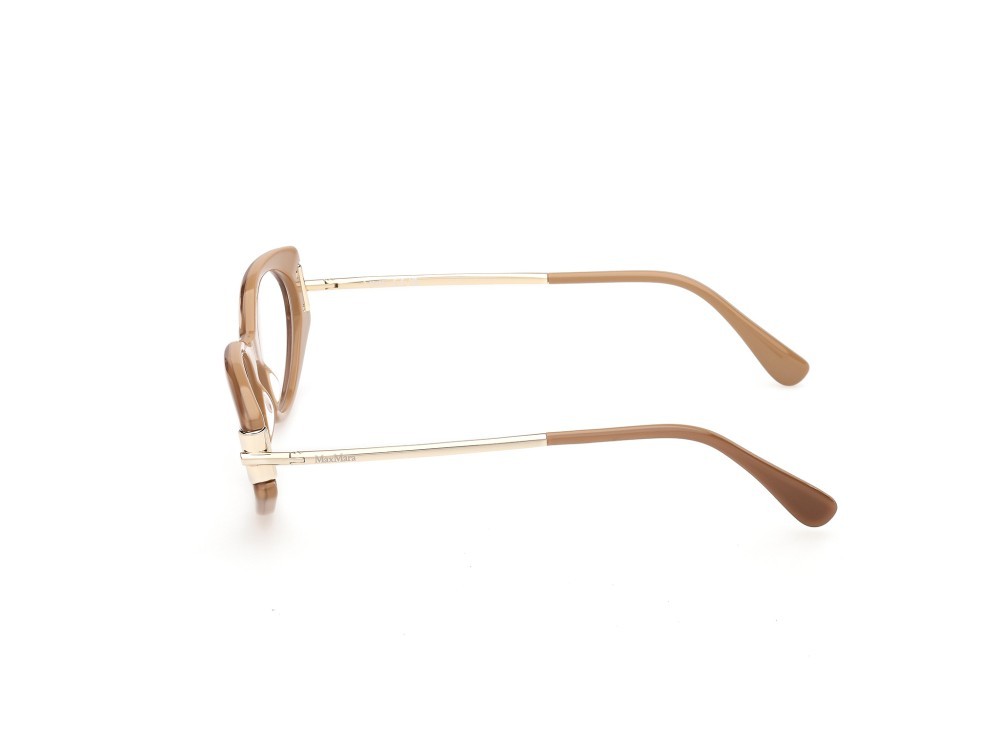 Occhiali da vista MaxMara MM5225 (046) colore marrone chiaro lucido / oro pallido lucido forma ovale 