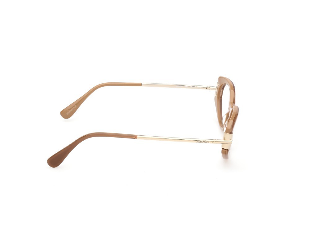 Occhiali da vista MaxMara MM5225 (046) colore marrone chiaro lucido / oro pallido lucido forma ovale 
