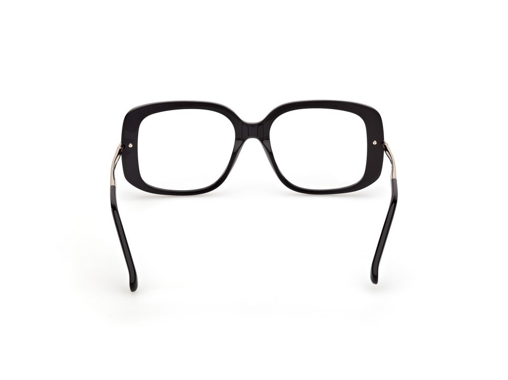 Occhiali da vista MaxMara MM5226 (001) colore nero lucido / oro pallido lucido forma farfalla 