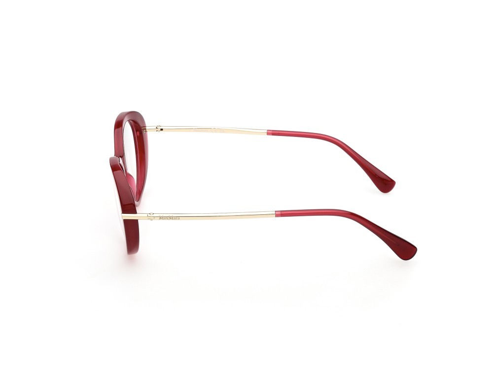 Occhiali da vista MaxMara MM5227 (069) colore bordeaux lucido / oro pallido lucido forma geometrico 