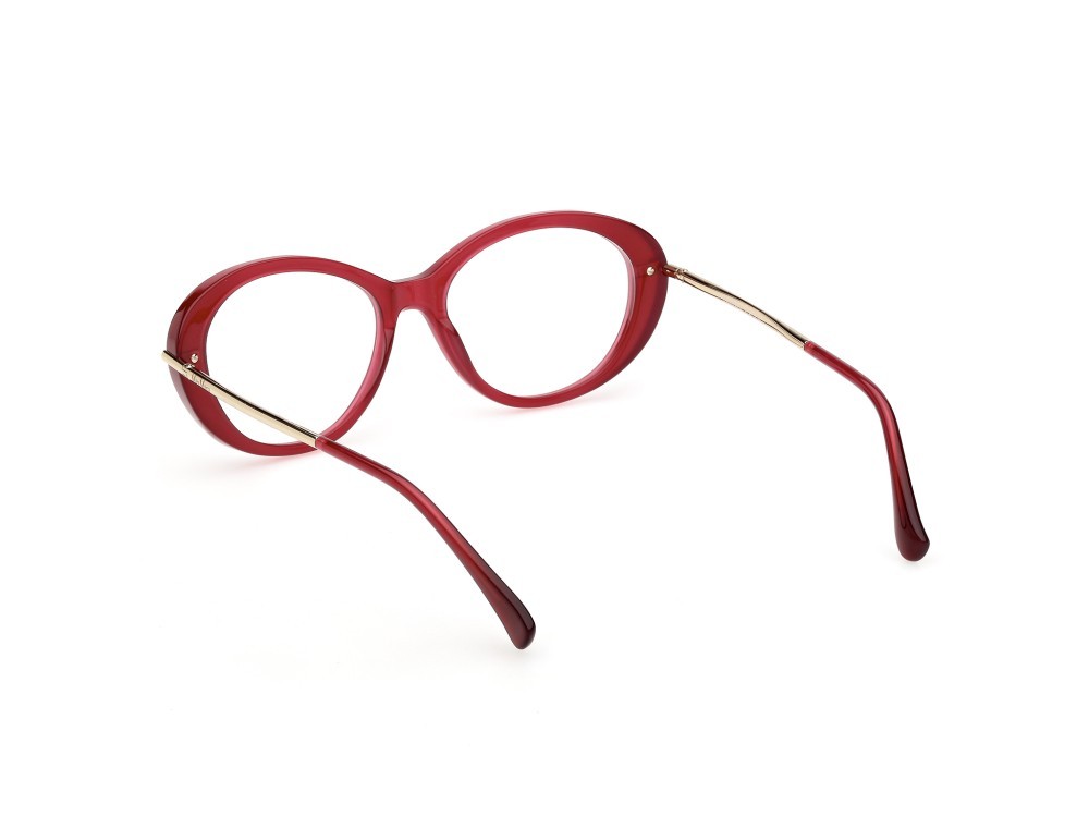 Occhiali da vista MaxMara MM5227 (069) colore bordeaux lucido / oro pallido lucido forma geometrico 
