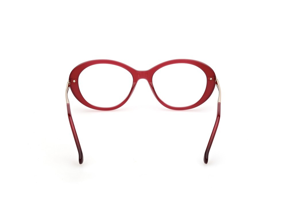 Occhiali da vista MaxMara MM5227 (069) colore bordeaux lucido / oro pallido lucido forma geometrico 