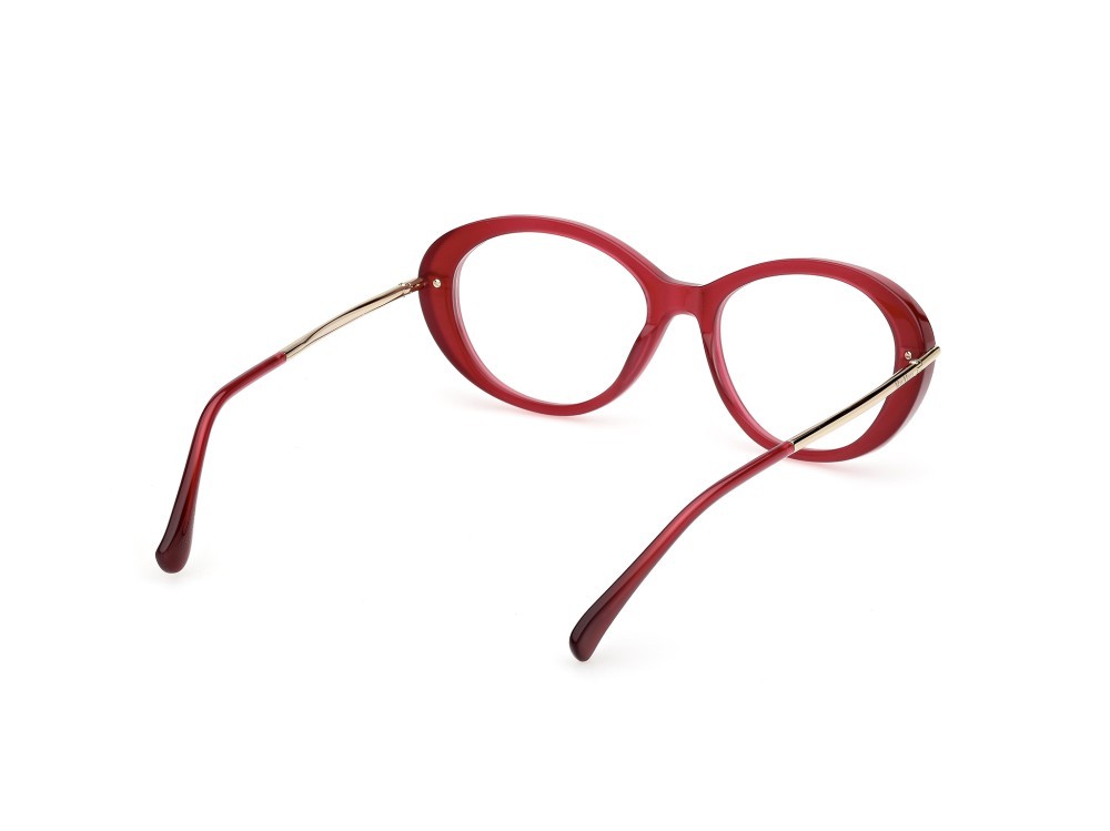 Occhiali da vista MaxMara MM5227 (069) colore bordeaux lucido / oro pallido lucido forma geometrico 