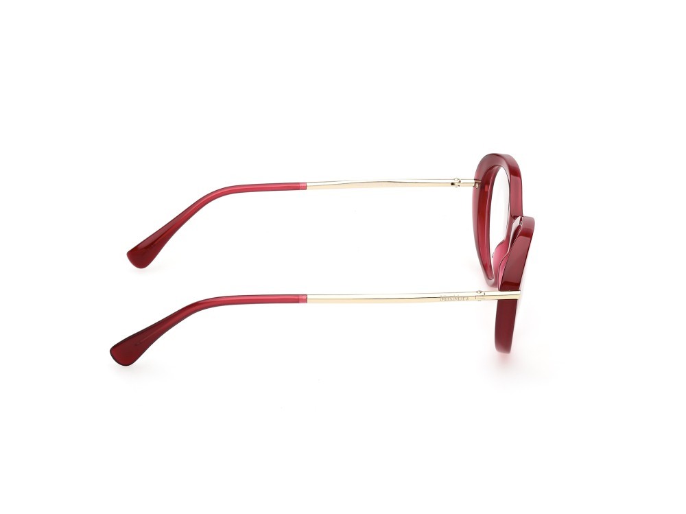 Occhiali da vista MaxMara MM5227 (069) colore bordeaux lucido / oro pallido lucido forma geometrico 
