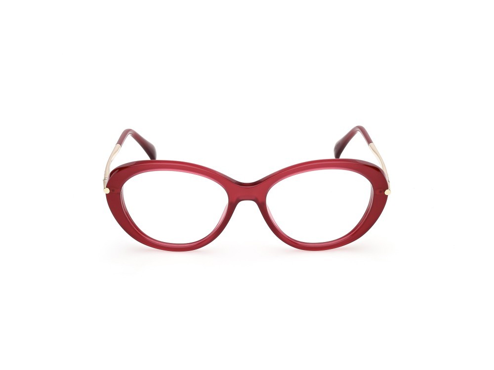 Occhiali da vista MaxMara MM5227 (069) colore bordeaux lucido / oro pallido lucido forma geometrico 
