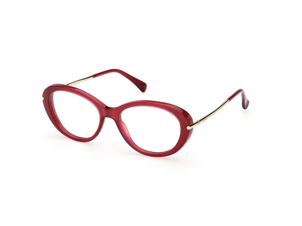 Occhiali da vista MaxMara MM5227 (069) colore bordeaux lucido / oro pallido lucido forma geometrico 