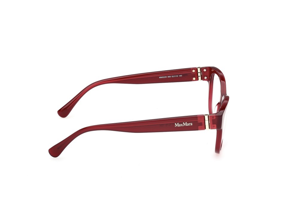 Occhiali da vista MaxMara MM5229 (069) colore bordeaux lucido forma rotondo 