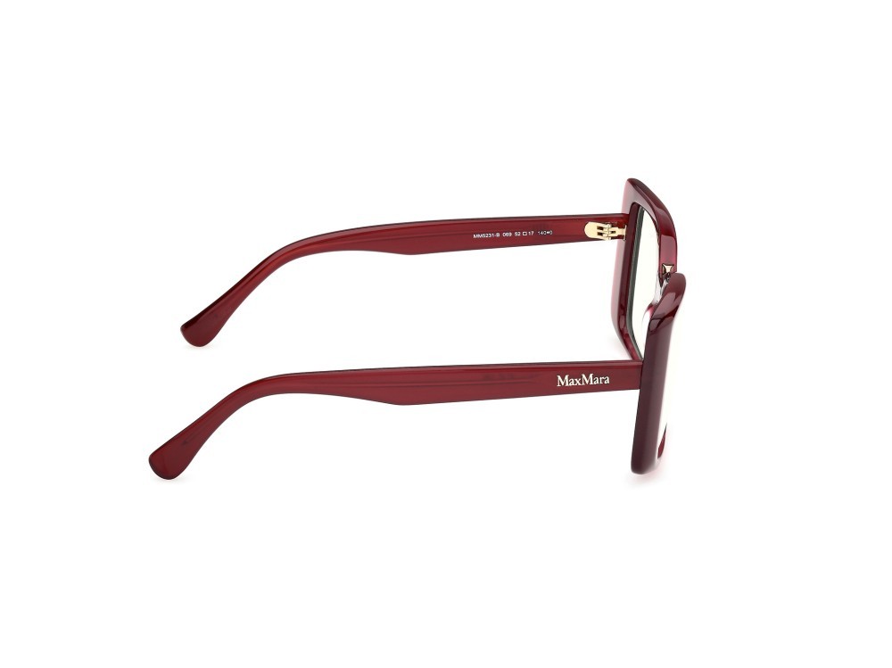 Occhiali da vista MaxMara MM5231-B (069) colore bordeaux lucido forma rettangolare 