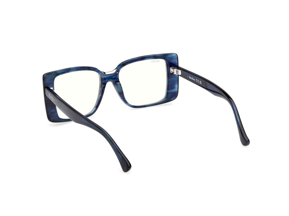 Occhiali da vista MaxMara MM5231-B (092) colore azzurro/striato forma rettangolare 