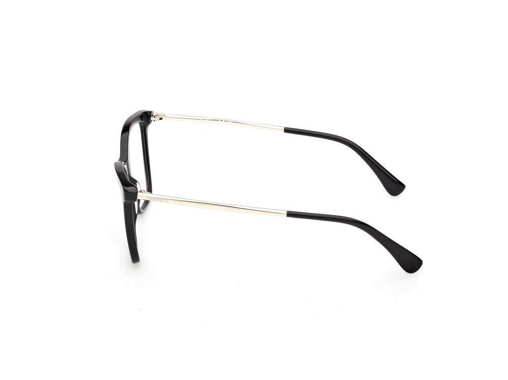 Occhiali da vista MaxMara MM5235 (001) colore nero lucido / oro pallido lucido forma rotondo 