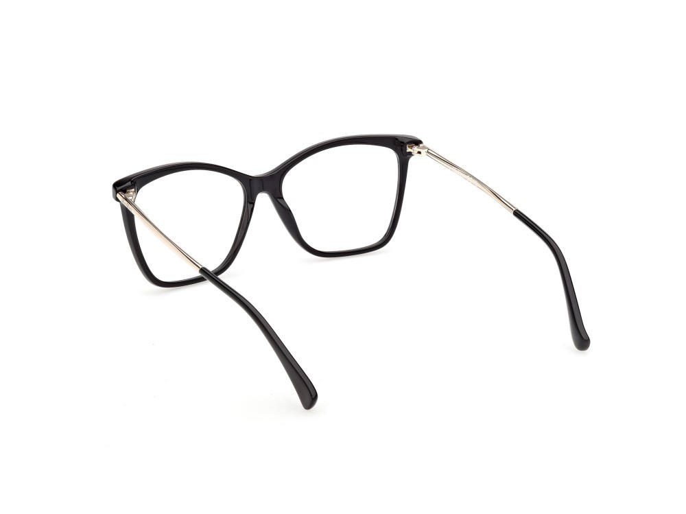 Occhiali da vista MaxMara MM5235 (001) colore nero lucido / oro pallido lucido forma rotondo 