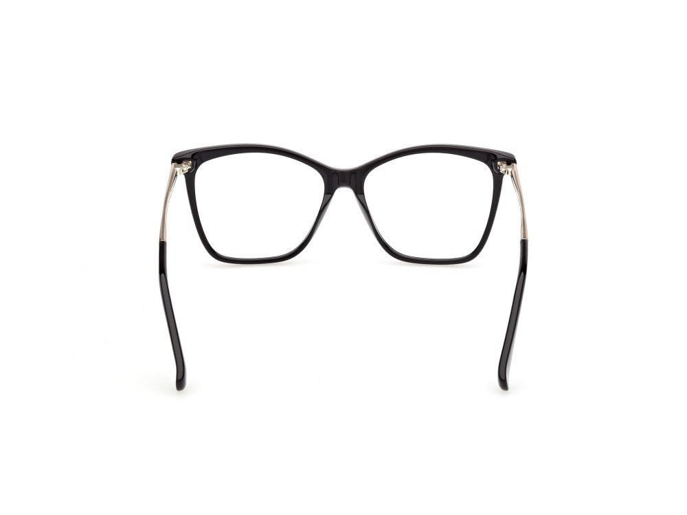 Occhiali da vista MaxMara MM5235 (001) colore nero lucido / oro pallido lucido forma rotondo 