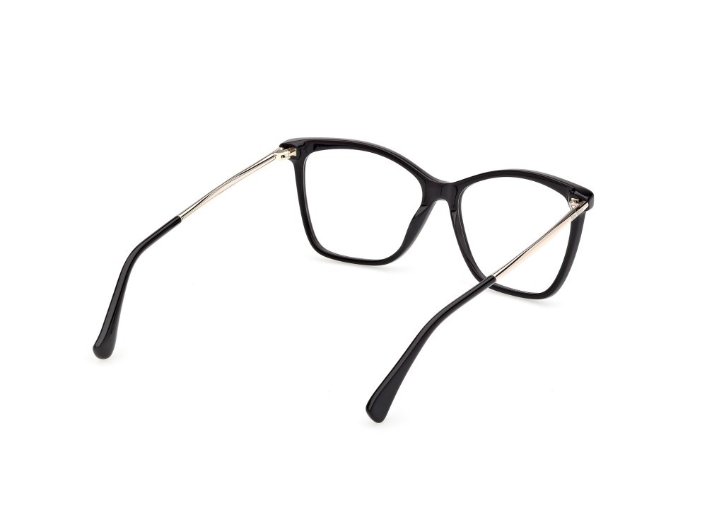 Occhiali da vista MaxMara MM5235 (001) colore nero lucido / oro pallido lucido forma rotondo 