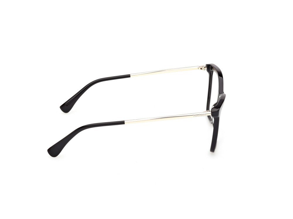 Occhiali da vista MaxMara MM5235 (001) colore nero lucido / oro pallido lucido forma rotondo 
