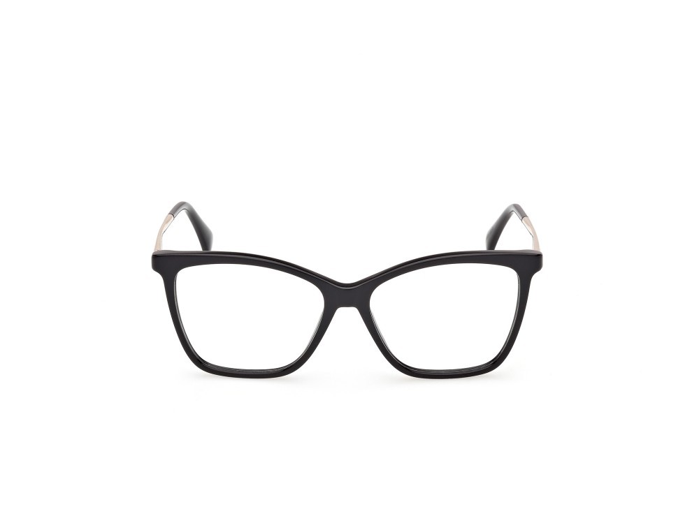 Occhiali da vista MaxMara MM5235 (001) colore nero lucido / oro pallido lucido forma rotondo 