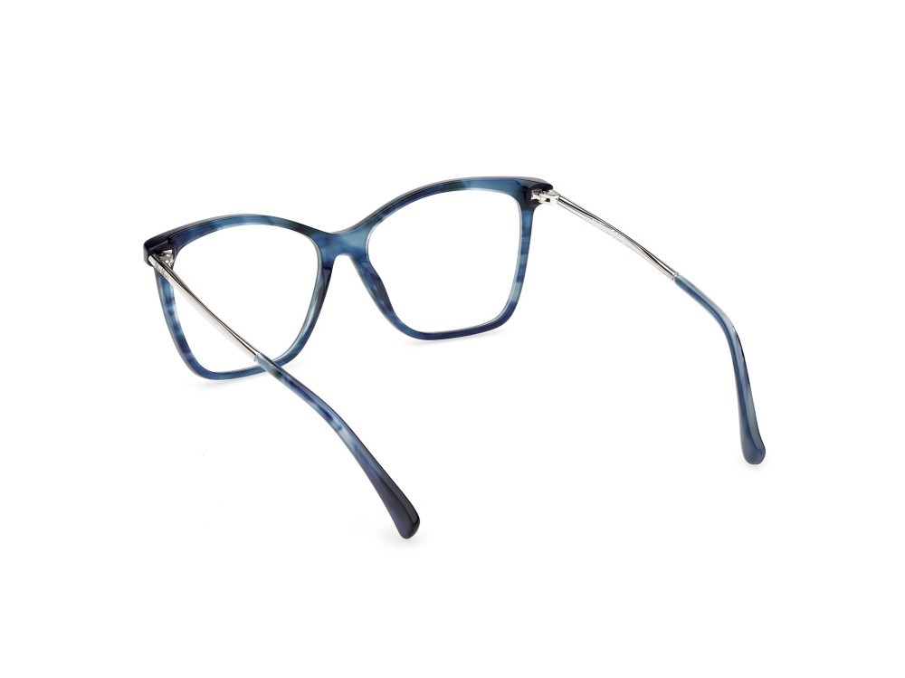 Occhiali da vista MaxMara MM5235 (092) colore blu/striato / palladio lucido forma rotondo 