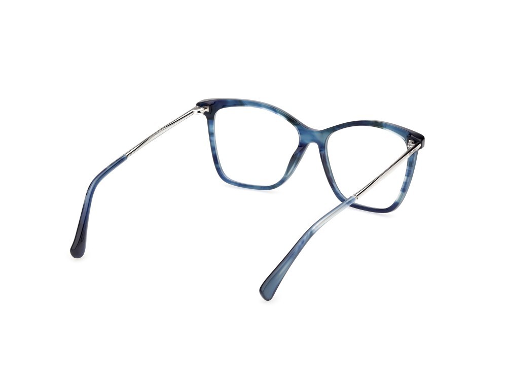 Occhiali da vista MaxMara MM5235 (092) colore blu/striato / palladio lucido forma rotondo 