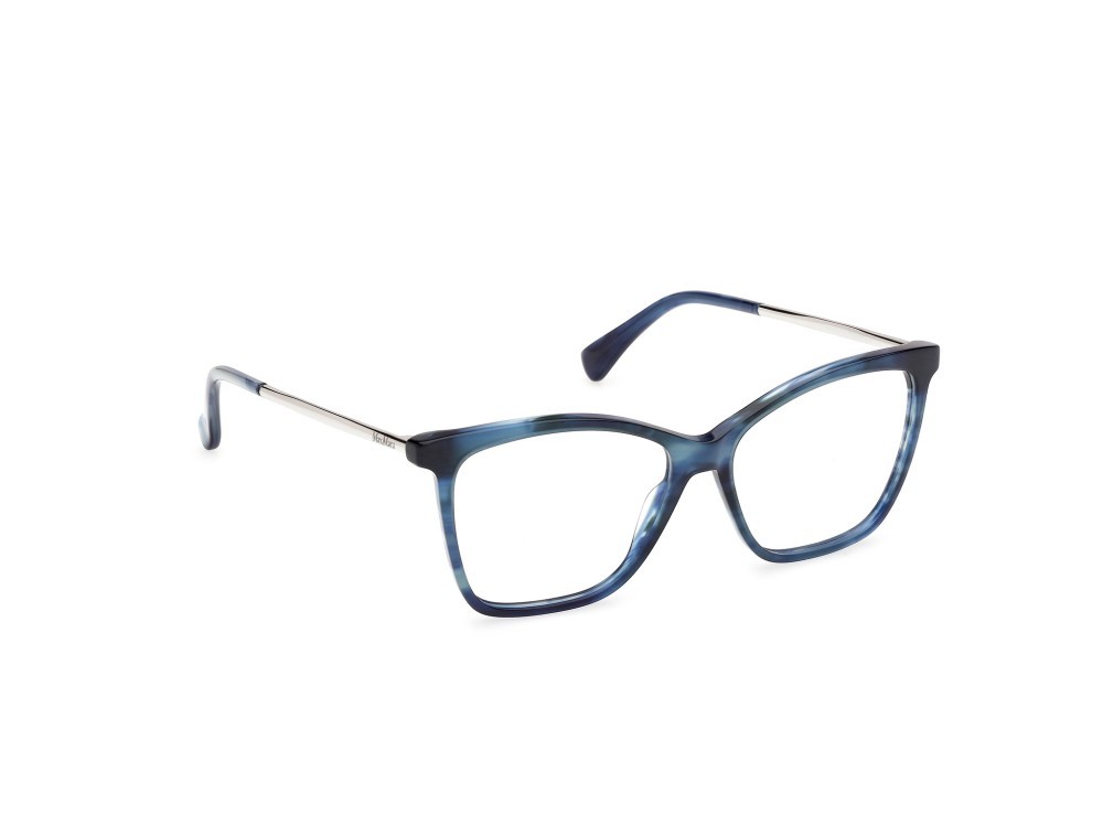 Occhiali da vista MaxMara MM5235 (092) colore blu/striato / palladio lucido forma rotondo 