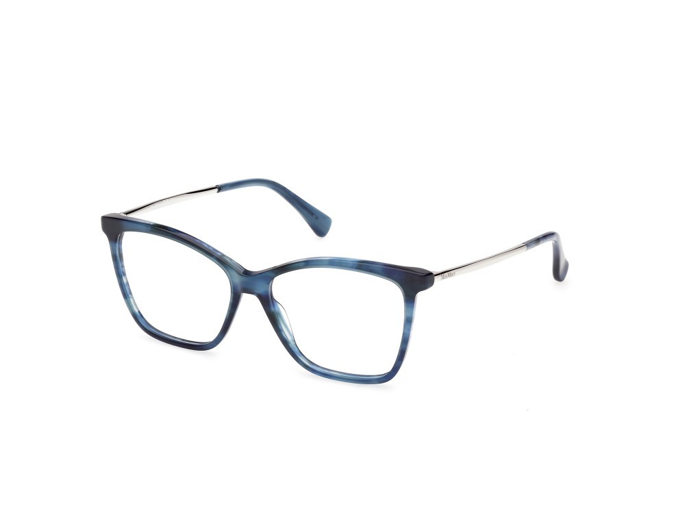 Occhiali da vista MaxMara MM5235 (092) colore blu/striato / palladio lucido forma rotondo 
