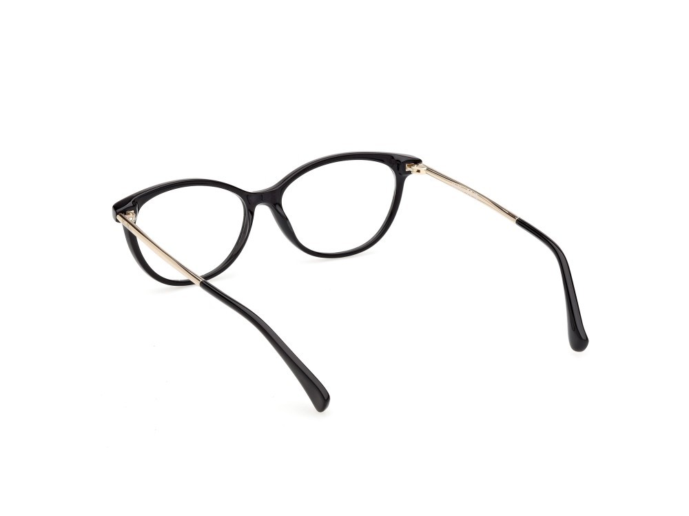 Occhiali da vista MaxMara MM5236 (001) colore nero lucido / oro pallido lucido forma ovale 