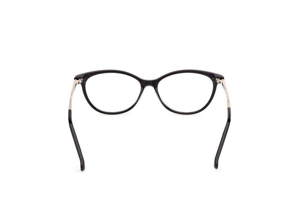 Occhiali da vista MaxMara MM5236 (001) colore nero lucido / oro pallido lucido forma ovale 