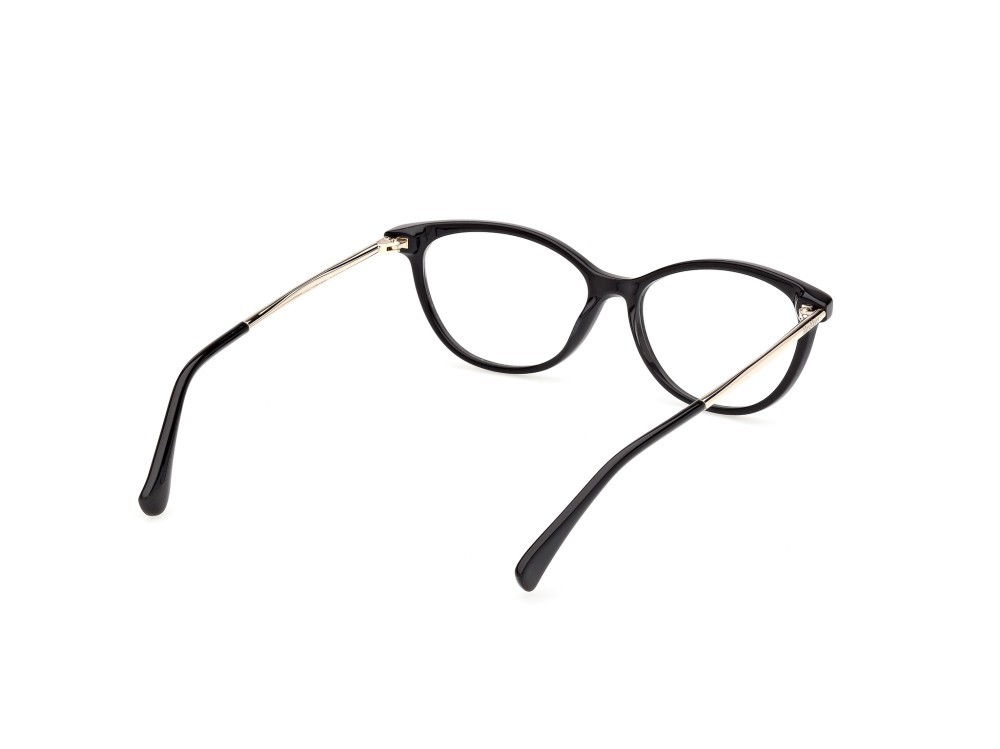 Occhiali da vista MaxMara MM5236 (001) colore nero lucido / oro pallido lucido forma ovale 