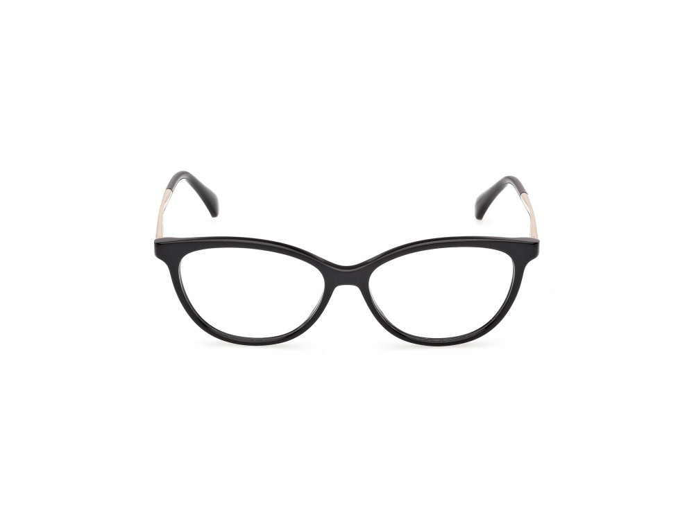 Occhiali da vista MaxMara MM5236 (001) colore nero lucido / oro pallido lucido forma ovale 