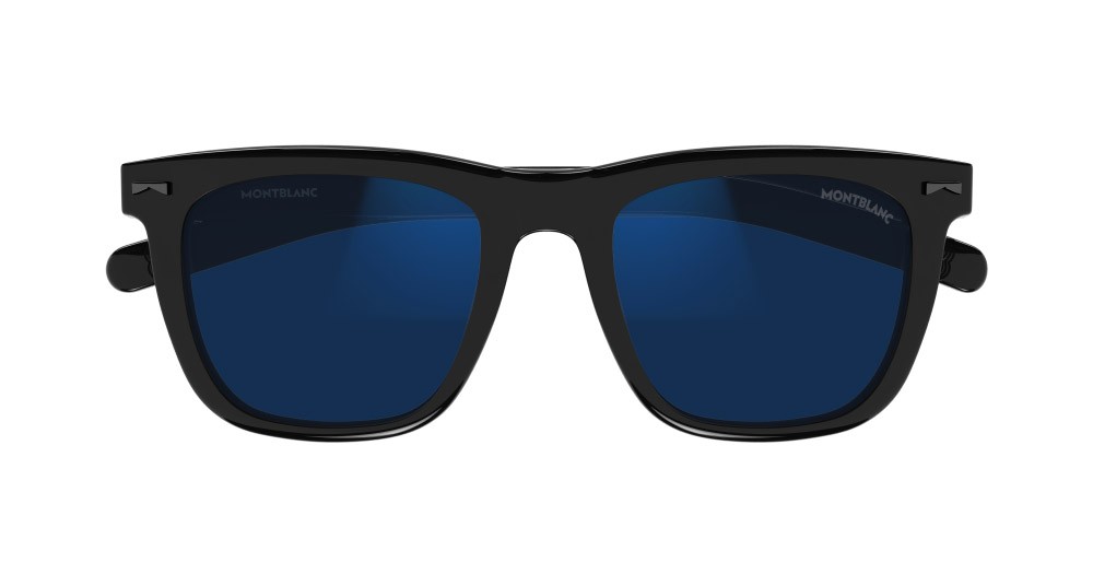 Sonnenbrillen Montblanc MB0226S-005 farbe nero form rechteckig gläser trasparente