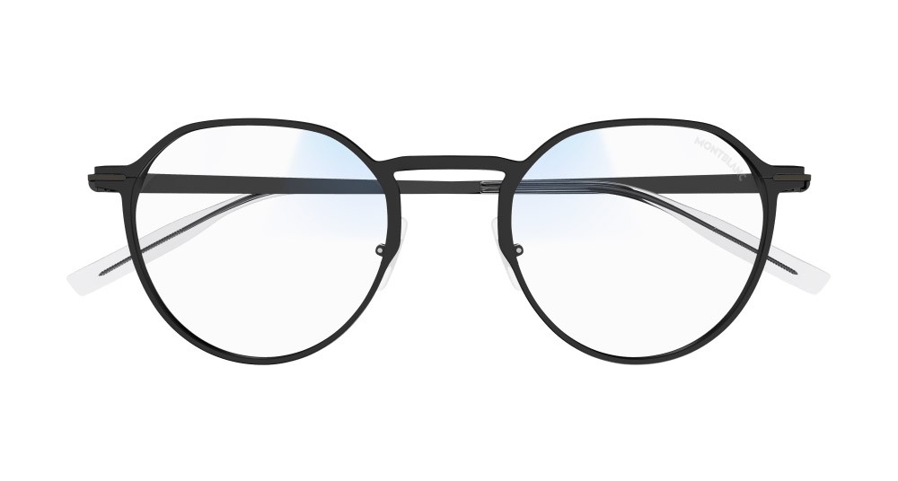 Sonnenbrillen Montblanc MB0233S-001 farbe nero form rund gläser trasparente