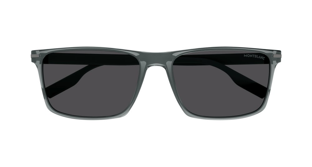 Sunglasses Montblanc MB0249S-003 color verde shape rectangle lenses fumo