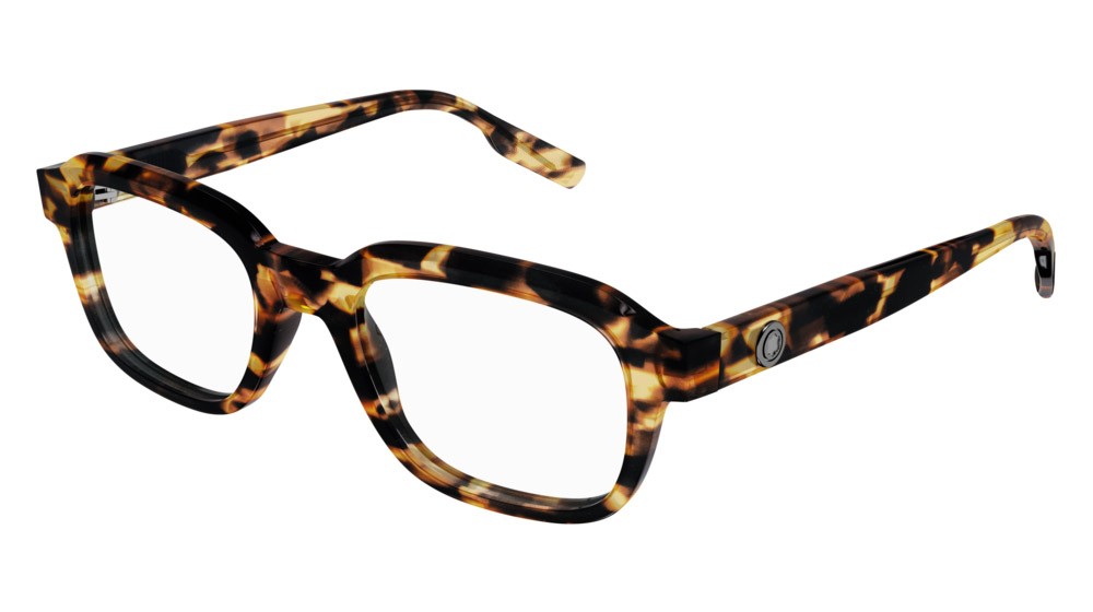 Eyeglasses Montblanc Millennials MB0202O-003 color havana shape rectangle lenses transparent