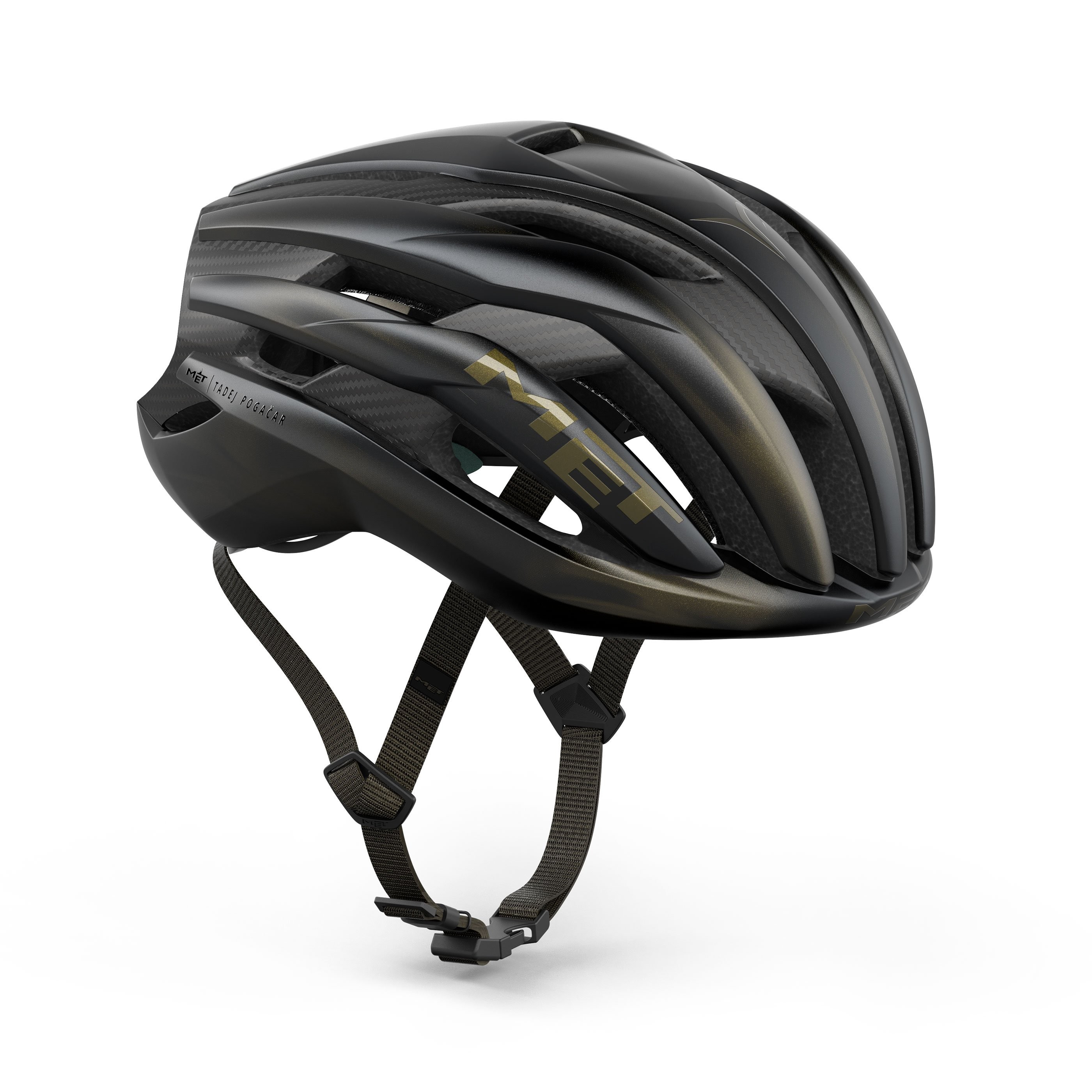 Bike helmets MET Trenta 3k Carbon Mips Tadej Pogačar Black Edition 3HM146 TP3 