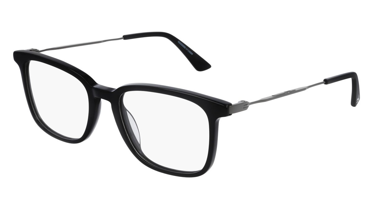 Occhiali da vista McQ Iconic MQ0218O-001 colore ruthenium forma rettangolare lenti transparent
