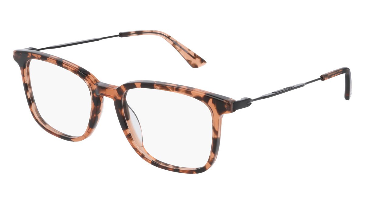 Occhiali da vista McQ Iconic MQ0218O-004 colore black forma rettangolare lenti transparent