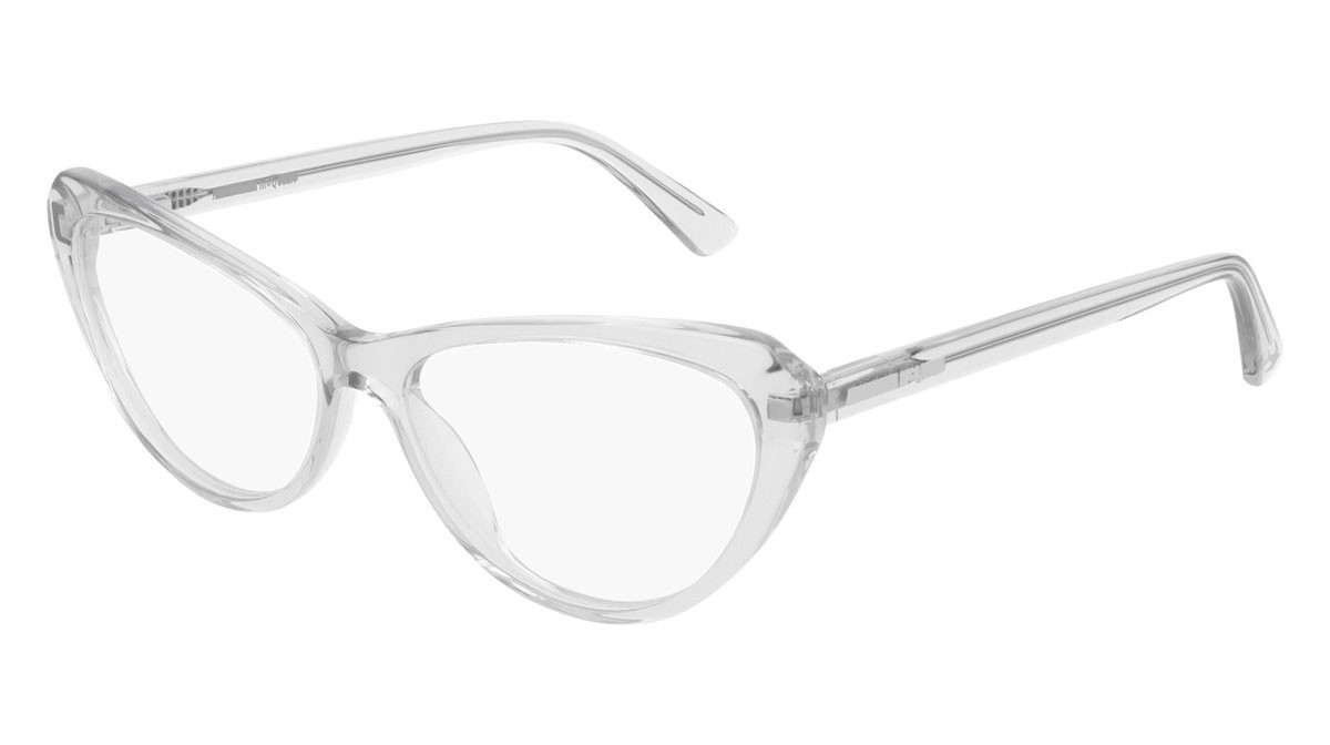 Occhiali da vista McQ London Calling MQ0237O-004 colore grey forma cat eye lenti transparent