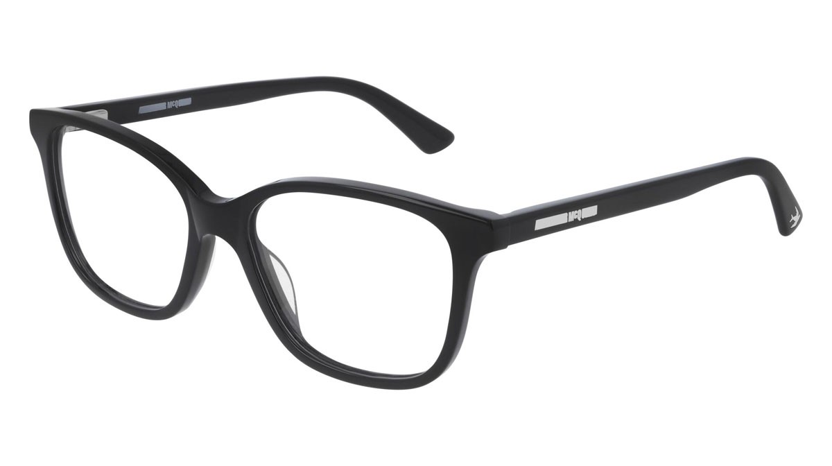 Occhiali da vista McQ London Calling MQ0240OP-001 colore black forma rettangolare lenti transparent