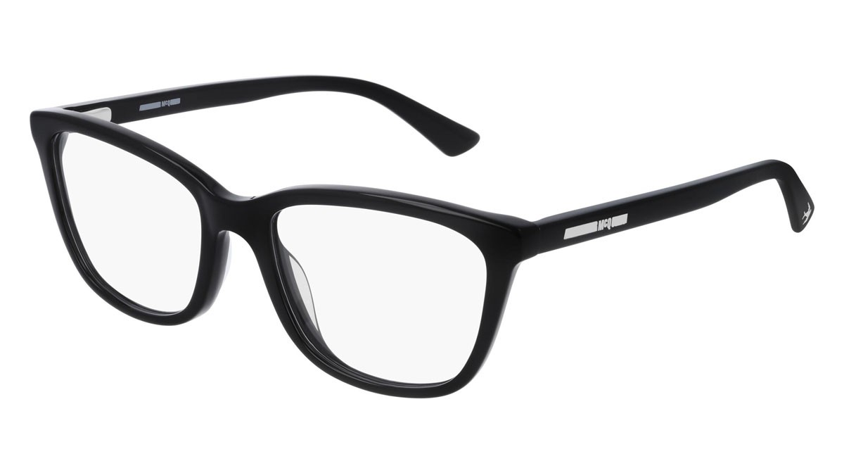 Occhiali da vista McQ London Calling MQ0241OP-001 colore black forma rettangolare lenti transparent