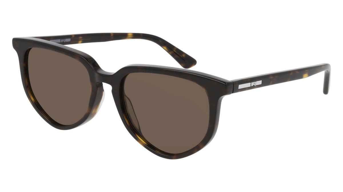 Sunglasses McQ London Calling MQ0251S-002 color havana shape pantos lenses brown