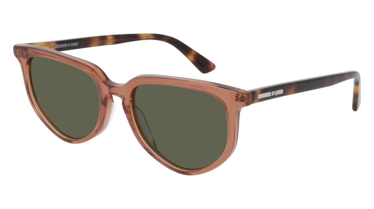Sunglasses McQ London Calling MQ0251S-003 color havana shape pantos lenses green